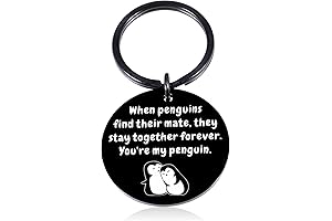 ZZP Penguin Keychain - The Perfect Anniversary or Birthday Gift for Your Loved One