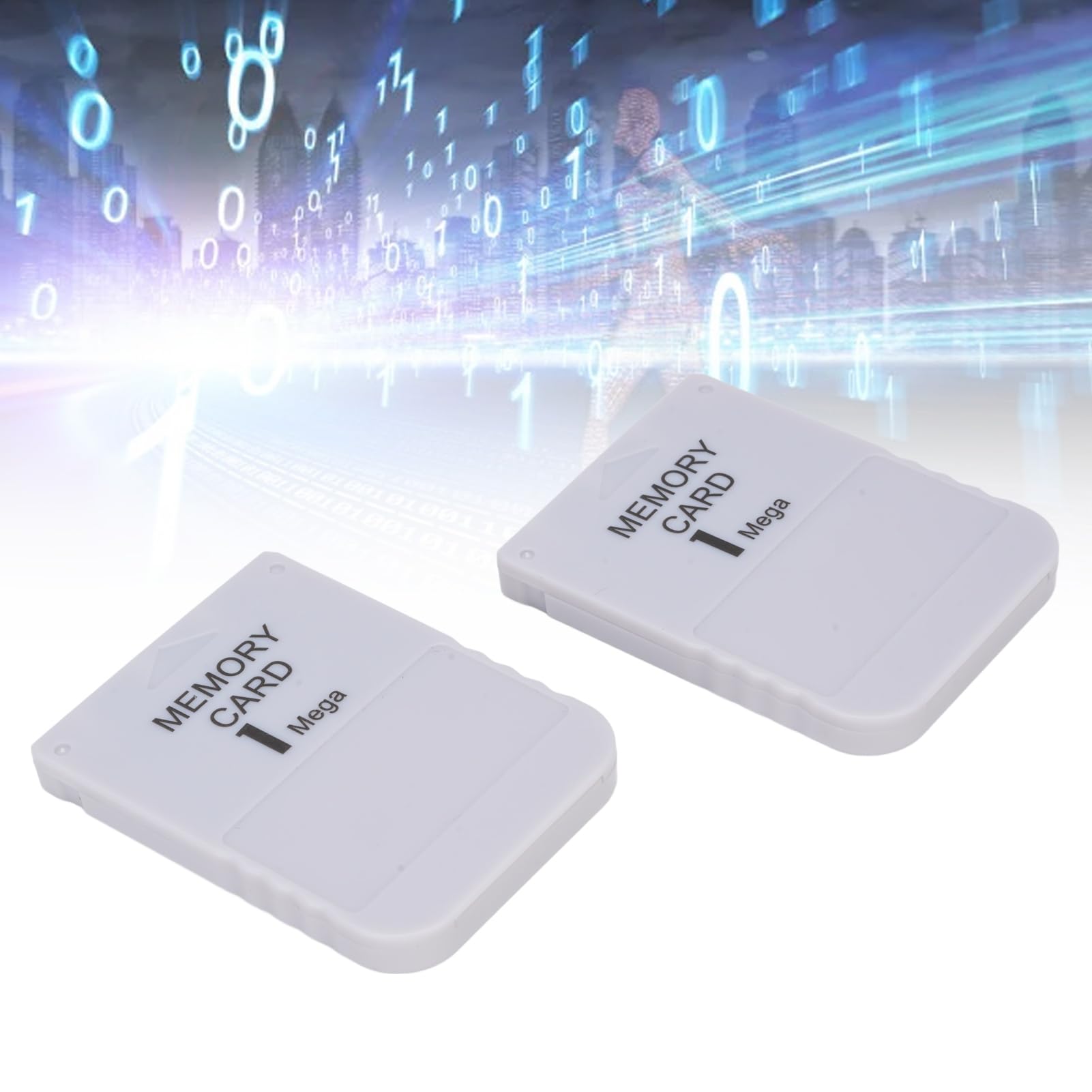 1 Méga Carte Mémoire, Stockage 1 Mo pour Jeux, Lecture/écriture Rapide, sécurité des Données, Léger et Compact, Compatible avec, Console de Jeu, 1 Méga Carte Mémoire (2