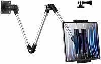 woleyi Hosszú Karú Tablet Fali Tartó - 360° Forgatható Alumínium Állvány 95cm Kihúzható Karral iPad, iPhone, Galaxy Készülékekhez (4-12,9") 1