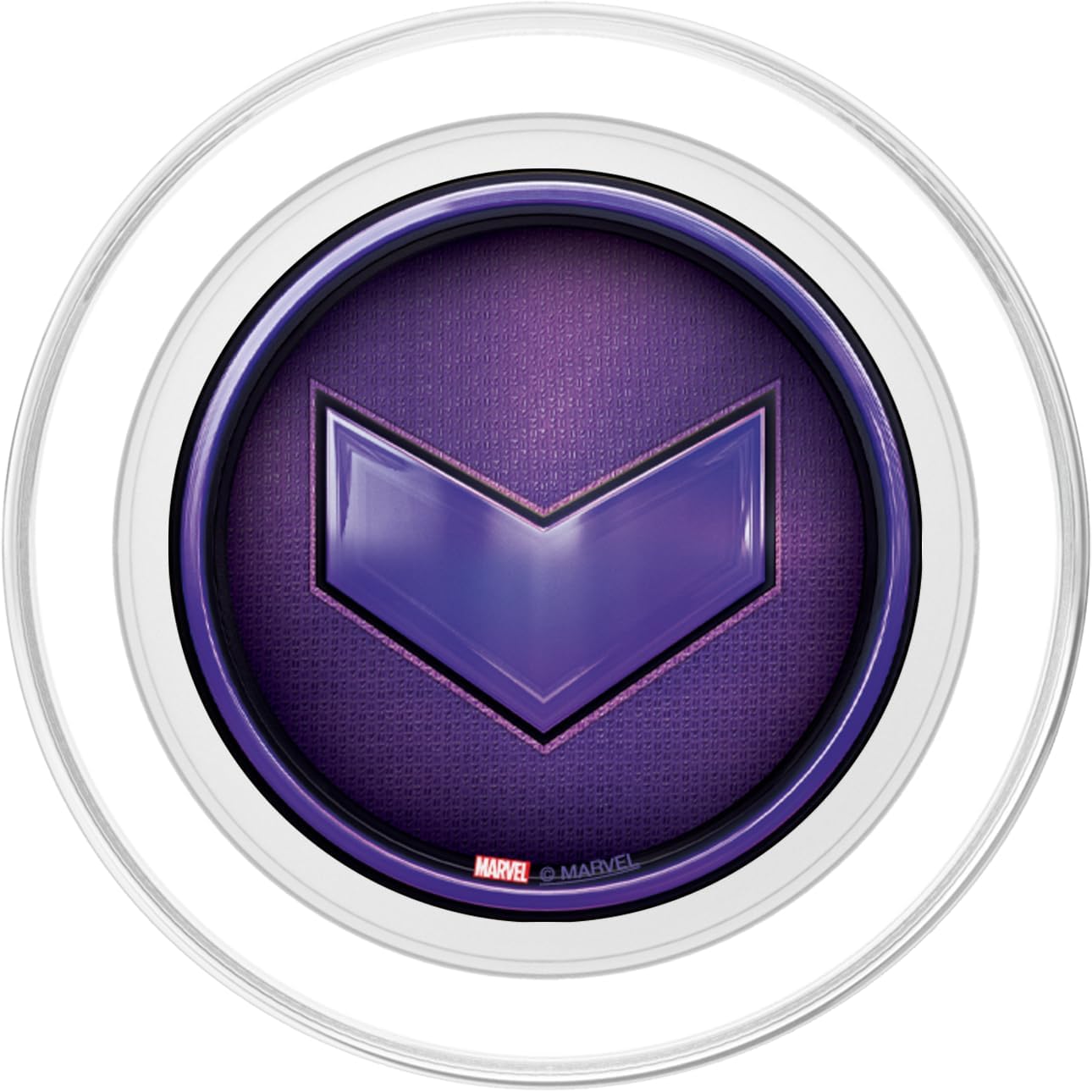 Marvel Hawkeye Kate Bishop Purple Arrow Icon PopSockets MagSafe PopGrip for iPhone