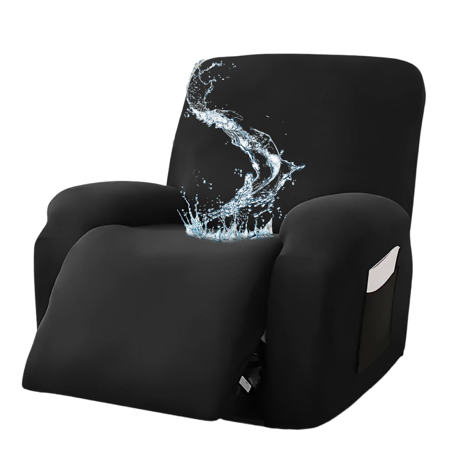 Elnwnnkc Flexible Water Immune Sofa Case 4 Piece Full Elastic Protect for Single Chair Couch Easy Neat Home Deck Spill Proof Polyster Sofa Protector