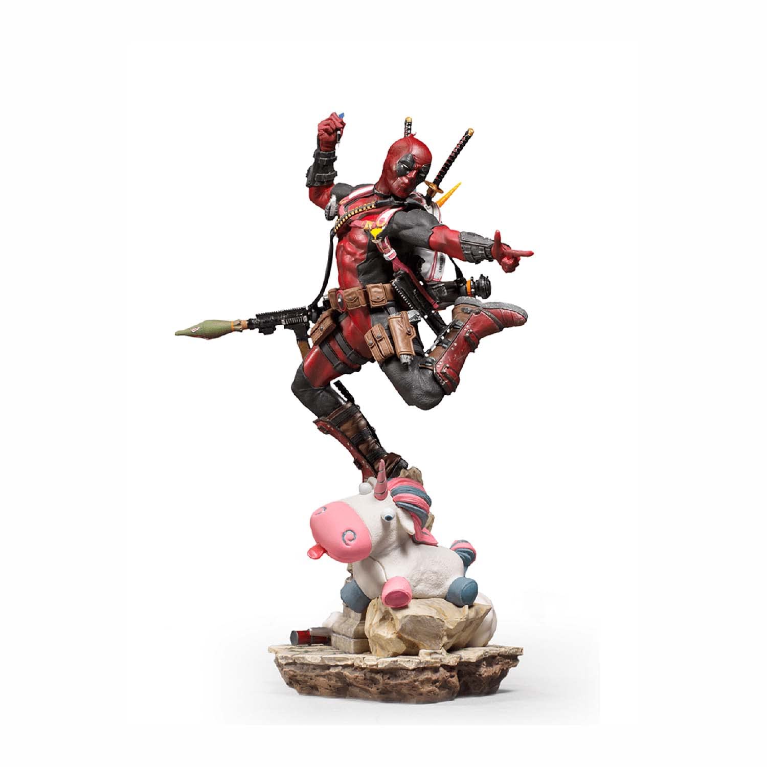 Amazon.com: Marvel Iron: Deadpool 1/10 Scale | Marvel Comics |