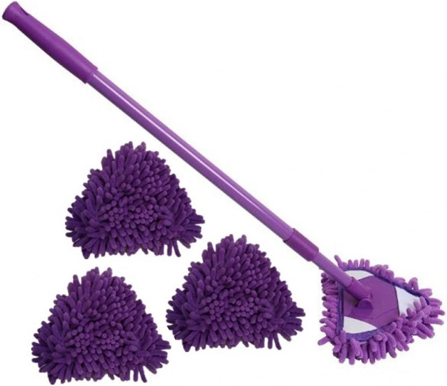 Rotatable 180 Degrees Triangle Cleaning Mop Multifunctional Telescopic Cleaning Mop, Microfiber Mop, Household
