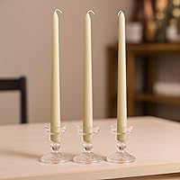 Vista 36 de Efavormart Paquete de 5 Velas cónicas negras premium sin aroma de 9" con mecha acanalada, velas altas de cera para cena