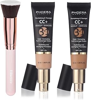 PHOERA - Base de maquillaje CC con SPF, base ...