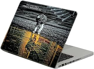 ستيكر حماية بتصميم مطبوع من نسيج مقاوم للبقع والسوائل للاب توب مقاس 15.6 بوصة من تات، متعدد الألوان، 4376