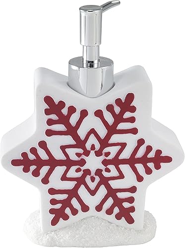Miniatura 6 de Avanti Linens - Jabonera, resina duradera, accesorios de baño, decoración navideña (colección chispeante)