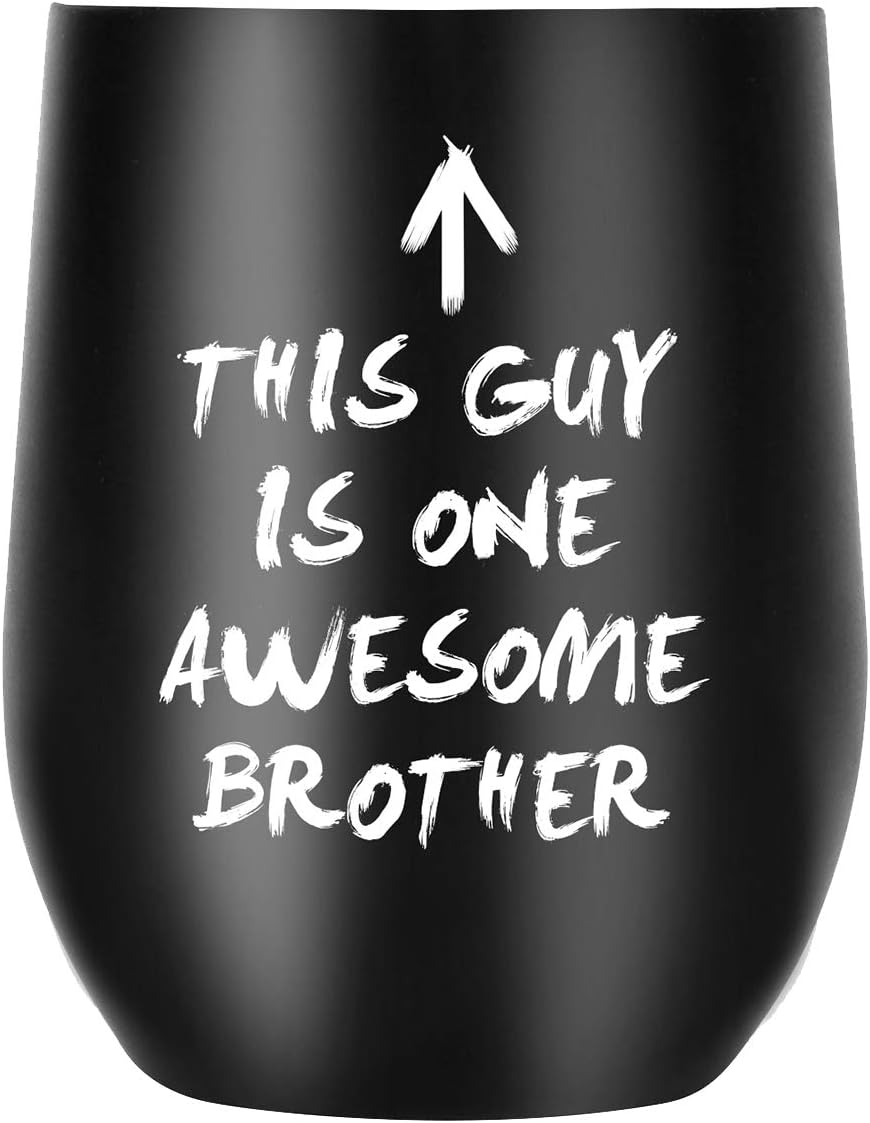 Brother Gifts Funny Mug for Birthday Graduation Christmas โ This Guy Is One Awesome Brother (TU-AWESOME-BROTHER)