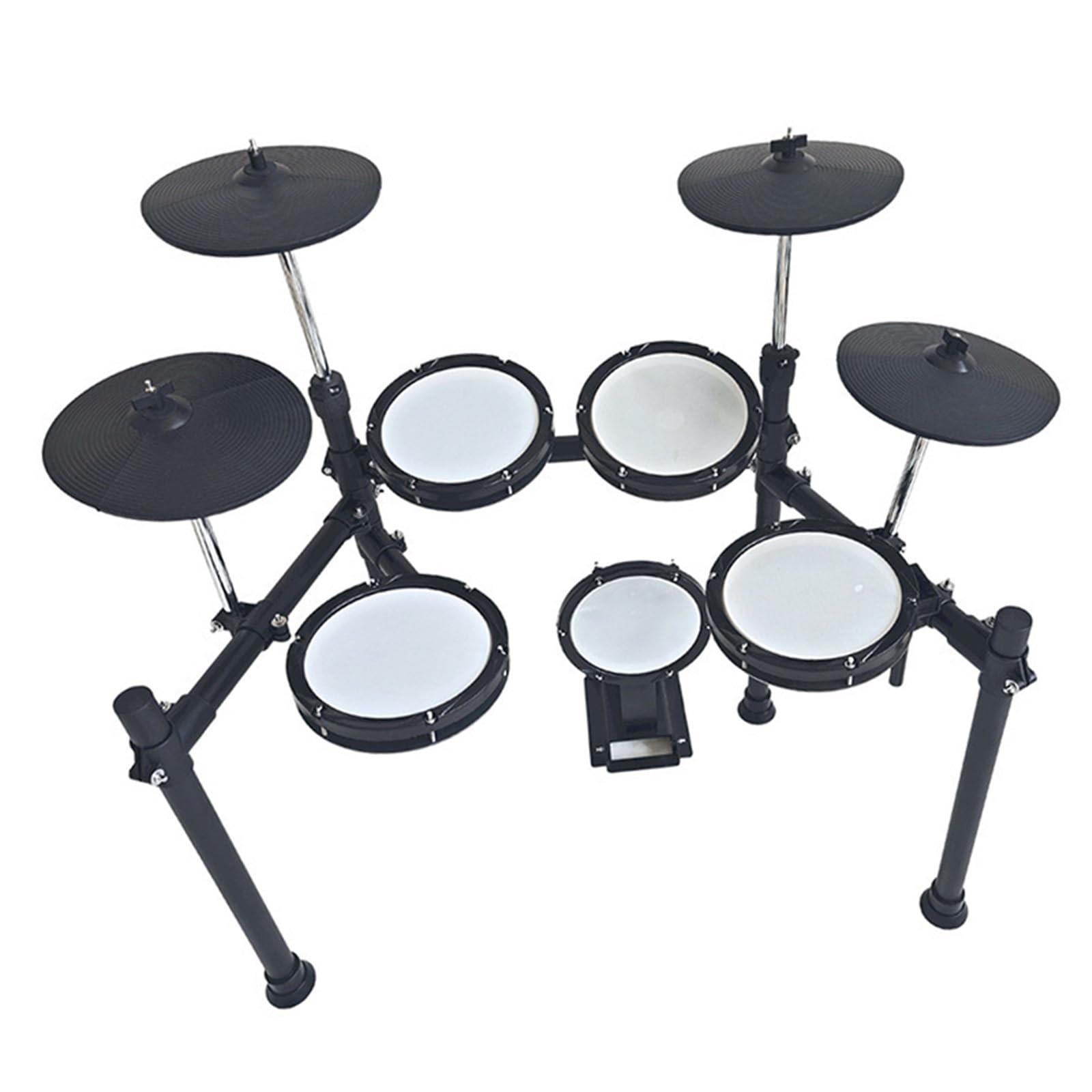 Kit Elektroniczny perkusyjny 5 Bębnów 4 Talerze Siatka Głupi Zestaw Perkusyjny Instrument Muzyczny Głupi Zestaw Perkusyjny Nauka Perkusji