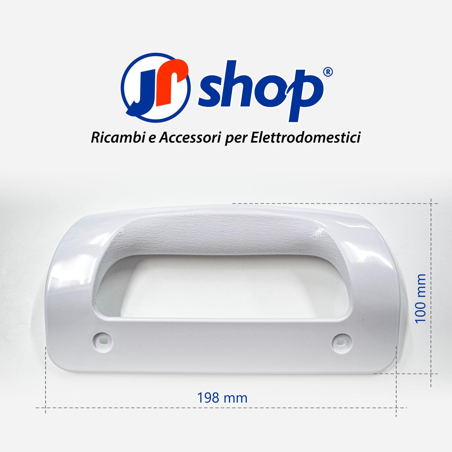 Image secondaire de Poignée de Réfrigérateur Blanc 198 mm - Compatible Electrolux