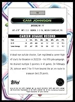 Vista 2 de 2023-24 Topps Chrome Cosmic #14 Cam Johnson Brooklyn Nets Basketball Base Trading Card