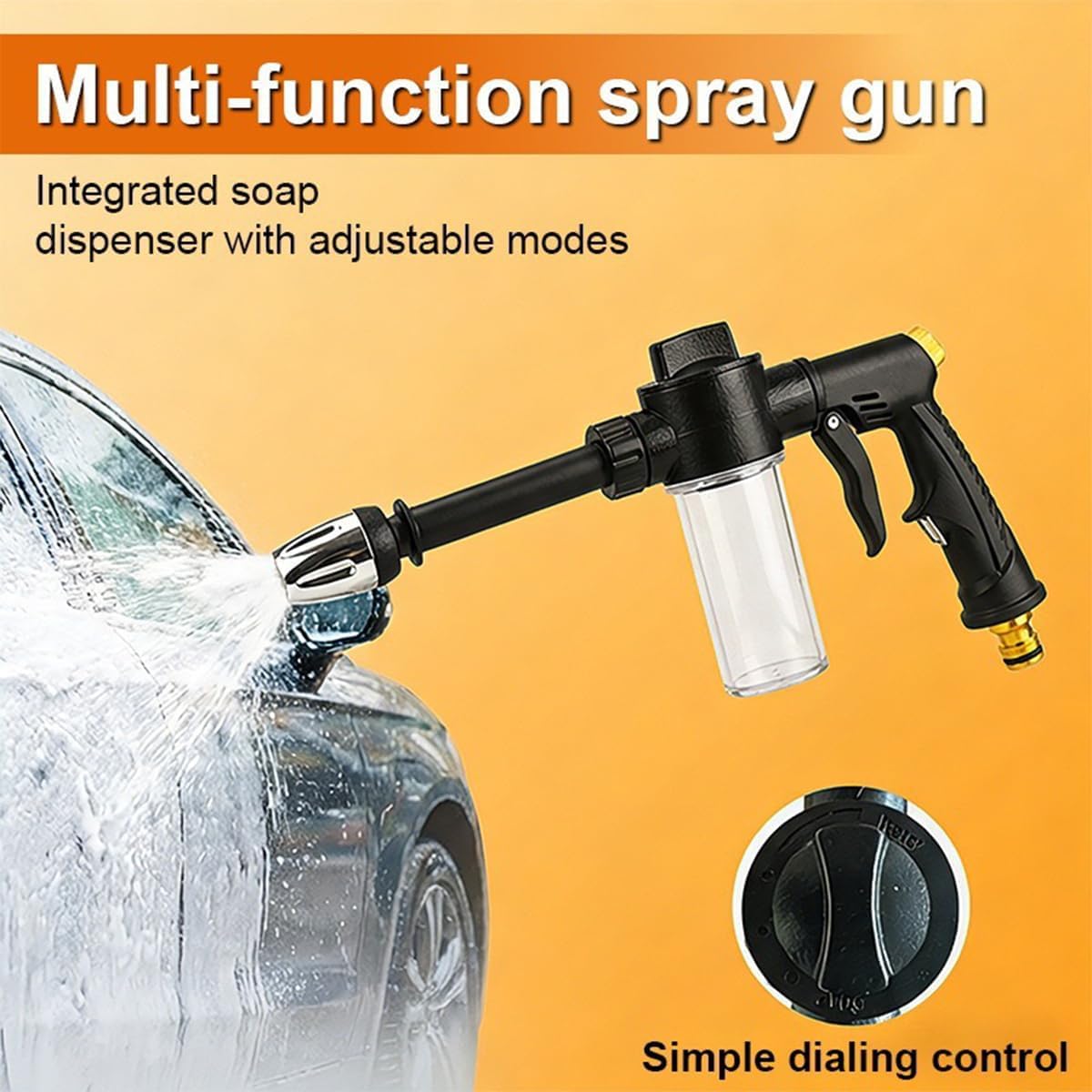 Jet Nozzle Power Washer forGarden, 2026 New Pressure Washer Wand with Jet Nozzle, Pressure Washer Nozzle for Car Washing Patio Garden Outdoor Cleaning gg
