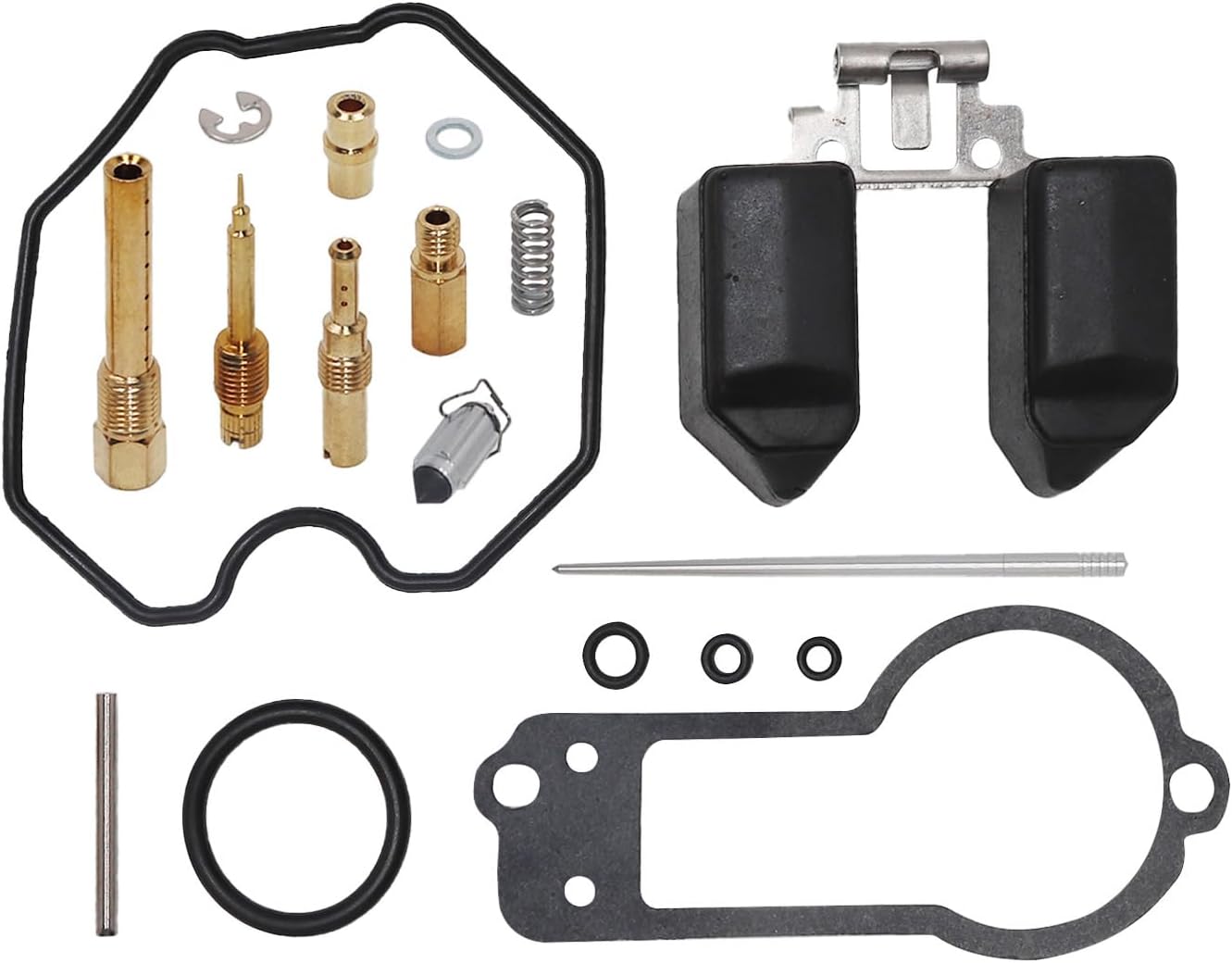 Carburetor Rebuild Kit for Honda XR250R 1986-2004 CRF230F 2003-2017 Carb Repair Kit Float Needle Jets