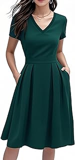 Summer Dresses for Women 2024 Party Church Bridesmaid Graduation Dress with Pockets S295 - Buy now