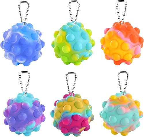 Miniatura 9 de Juguetes para la ansiedad con forma de bola, 9 unidades, recuerdos de fiesta, cestas de Pascua, bolas para apretar, juguetes 3D, bolas blandas,