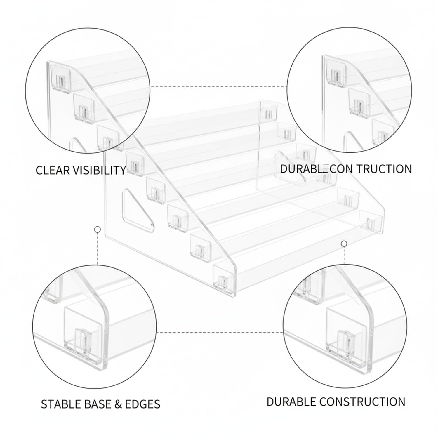 Scaffale impilabile