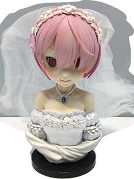 BANDAI - リゼロ　1番くじ　A賞　ラムアートスケールフィギュア A賞はラムの胸像フィギュア! 「一番くじ Re:ゼロから始める異