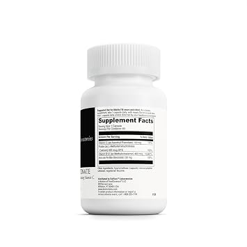 DAVINCI Labs Iron Bis-Glycinate - Gentle Iron Supplement for Women & Men - Help Support Hemoglobin Production & Normal Energy Levels with Vitamin C & More - Vegan - 60 Vegetarian Capsules