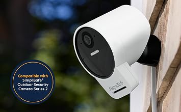 SimpliSafe Solar Panel for Outdoor Security Camera,White
