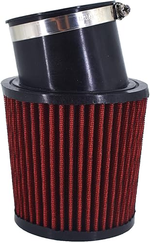 Miniatura 6 de Filtro de aire de 2.441 in, filtro de aire para 212cc 6.5 HP GX160 GX200 Mini Bike Trailmaster mid XRX Go Kart Cart Parts (rojo)