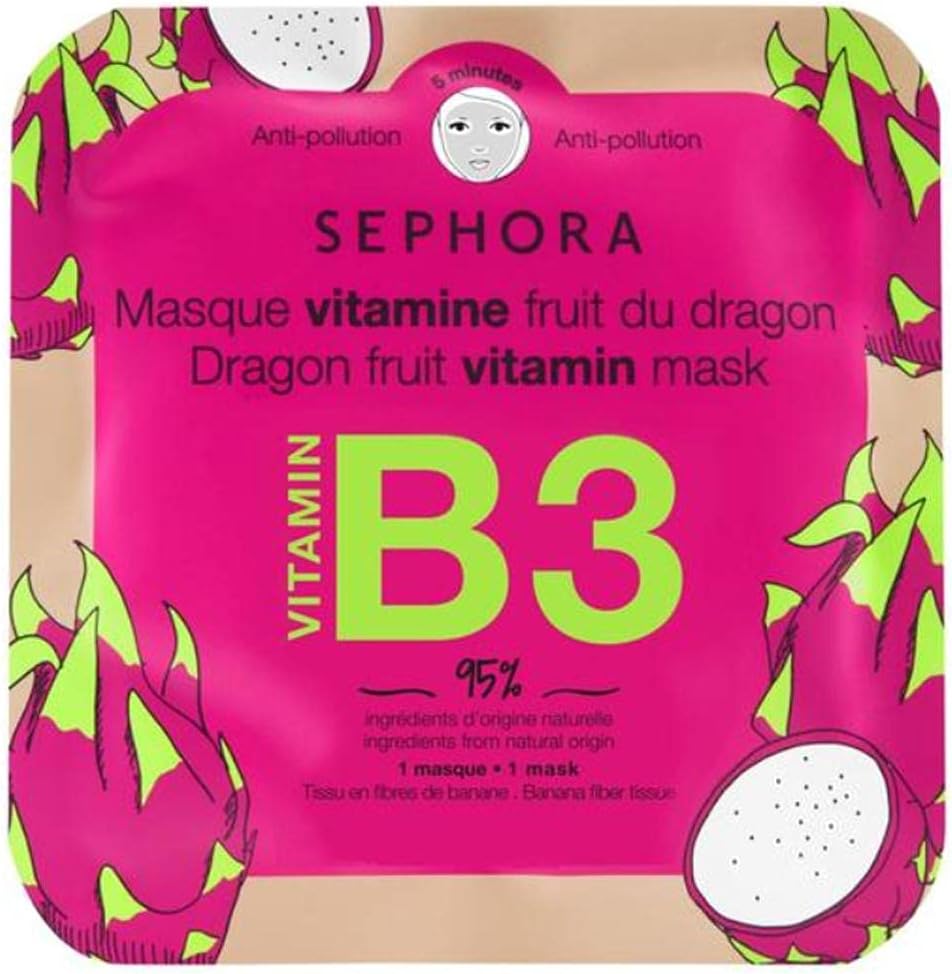 Sephora Collection Dragon Fruit Face Mask and Vitamin B3 Buy Online