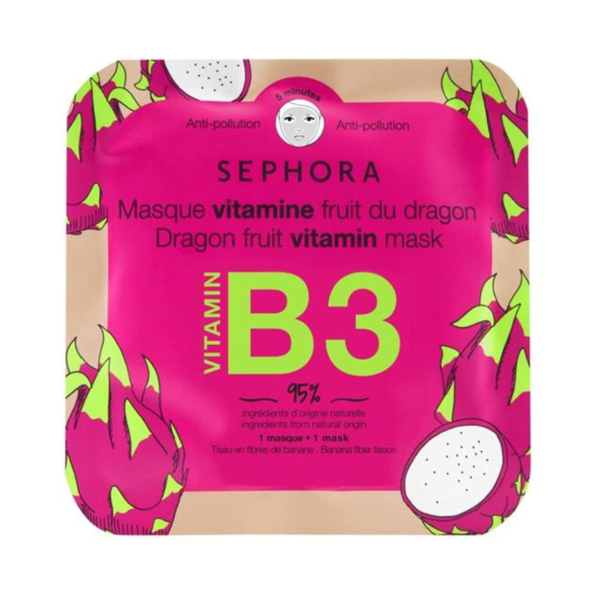 SEPHORACollection Dragon Fruit Face Mask and Vitamin B3