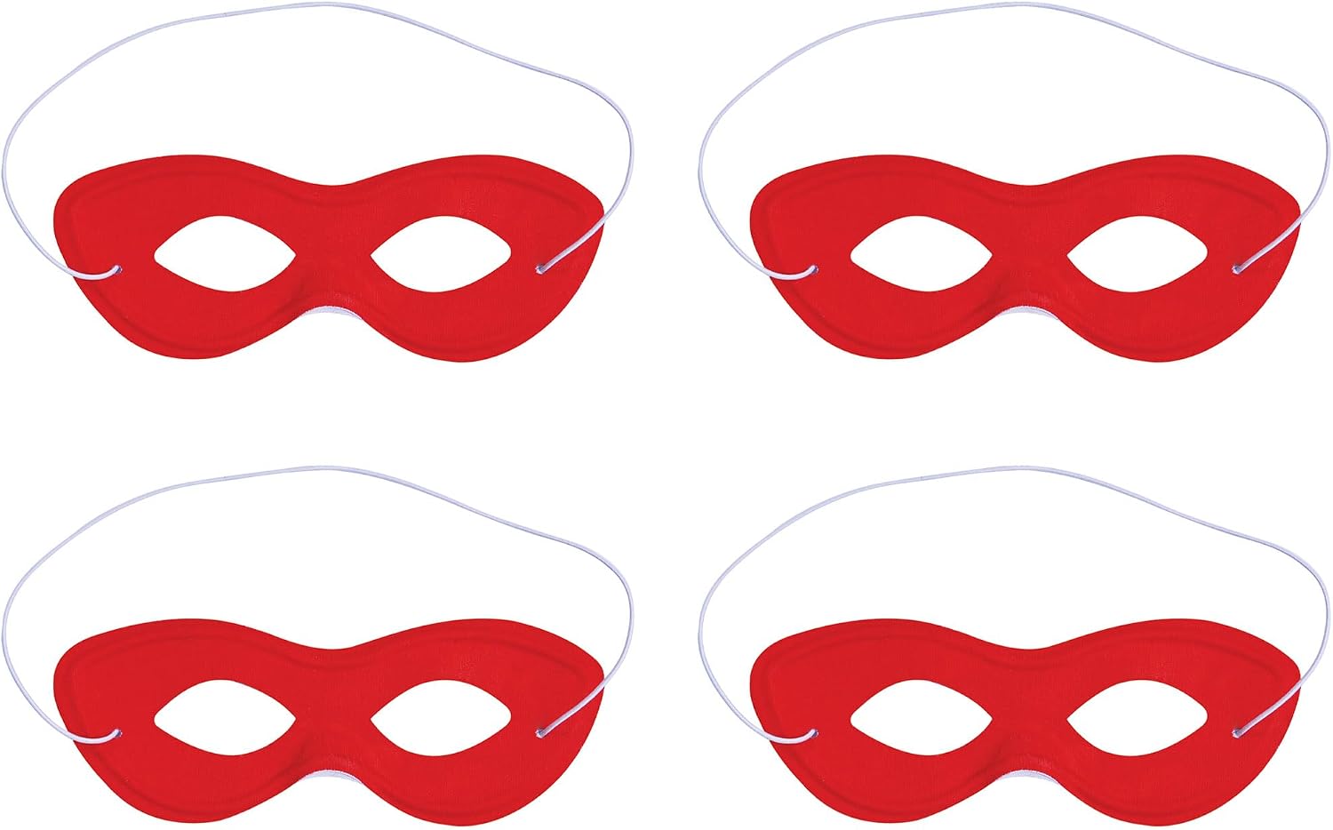 Beistle Pink Fabric Hero Masks.