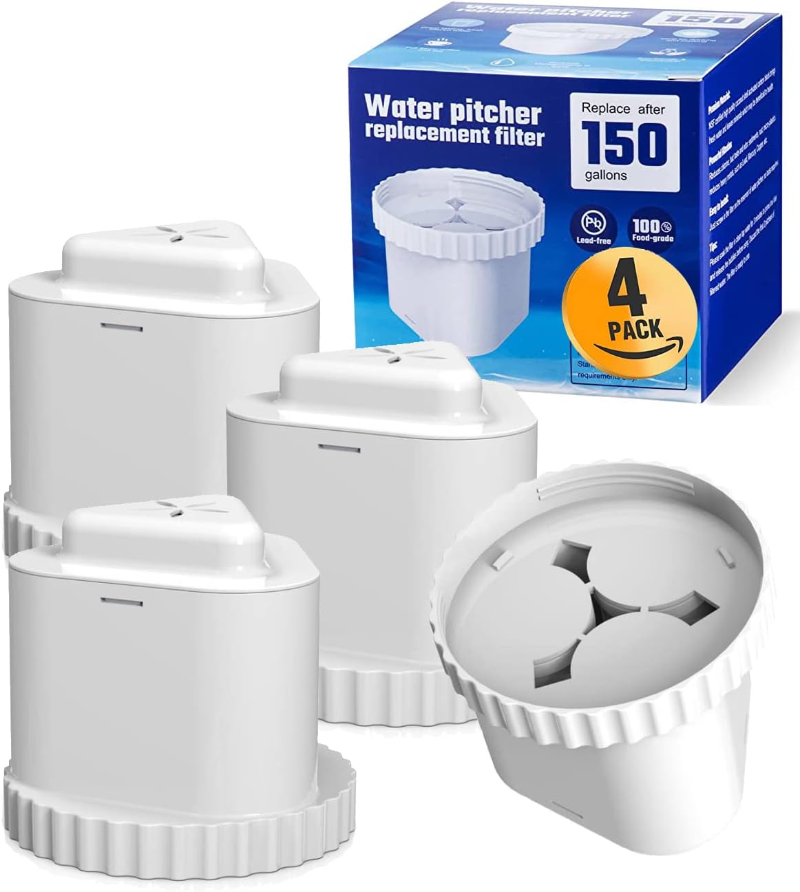 Pitcher Water Filter Replacement, Compatible with Epic Pure