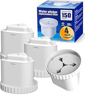 Pitcher Water Filter Replacement, Compatible with Epic Pure Water Pitcher or Dispenser, Also Fit Seychelle and Aquagear Wa...