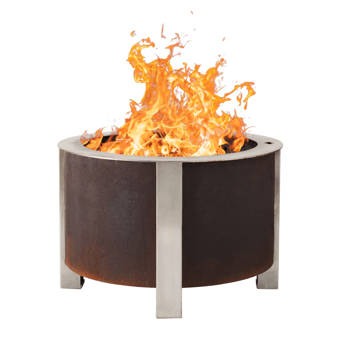 Breeo X Series Smokeless Fire Pit (19 Inch) USA Made, Portable, Steel