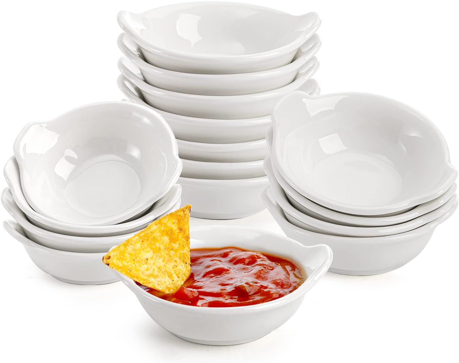 Plato De Cerámica Con Forma De Flor De 3.5 Pulgadas, Mini Condimento Lateral, Platos De Condimentoscuenco De Salsa De Soja Para Sushi, Platos Para | Compra Online En Yaxa