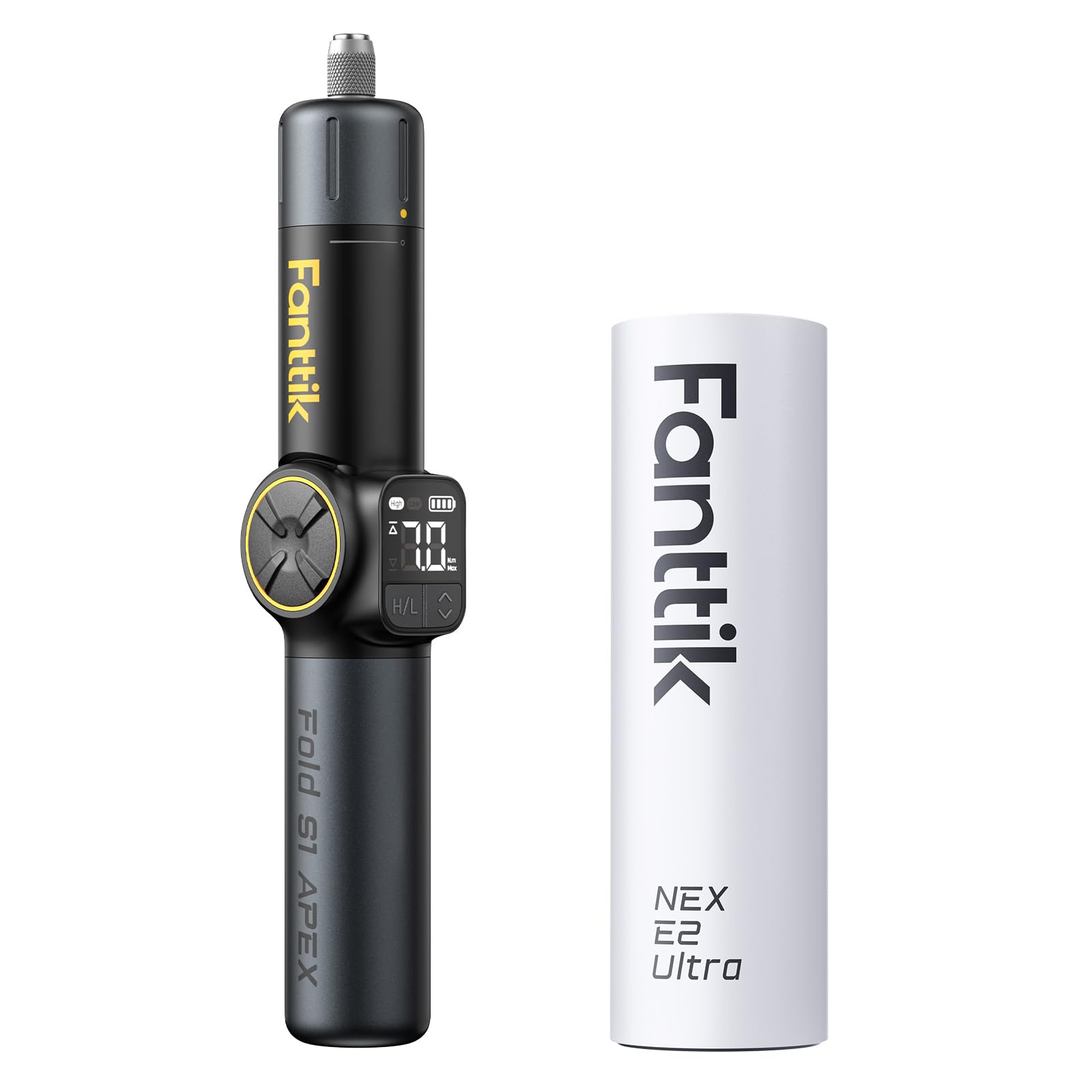 Fanttik S1 APEX 3 7V Electric Screwdriver-Deluxe Edition E2 Ultra 3 7V Mini Electric Screwdriver-White