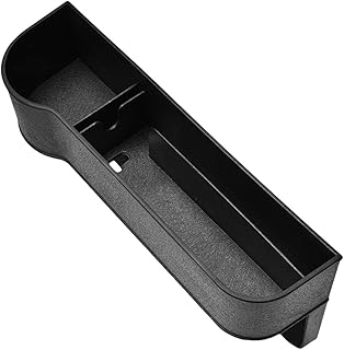 シート間カーオーガナイザー、カーシートフィラーオーガナイザー,カップホルダー収納ボックス | カップホルダー、オートコンソール、携帯電話、タブレット、本、財布、紙幣、駐車券用の車用ポケット。