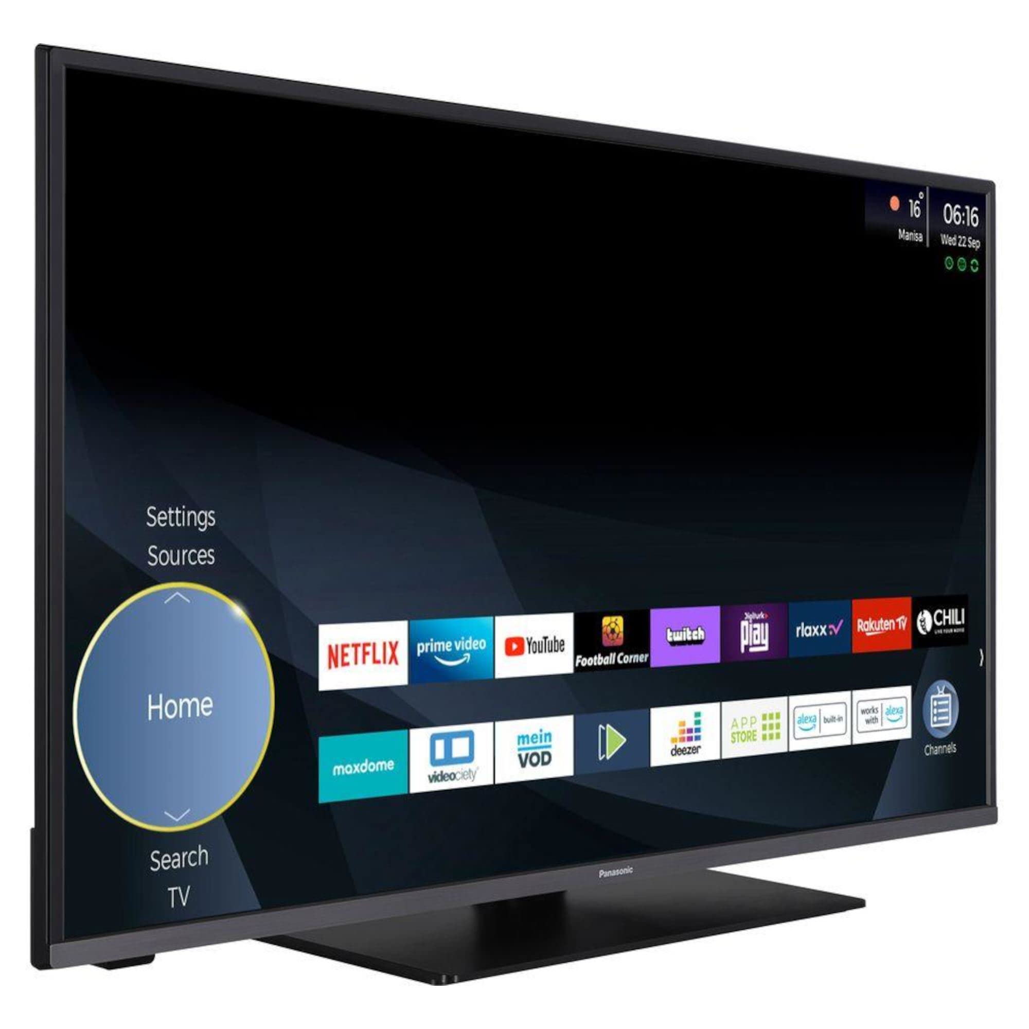 Panasonic 43 inch JX600BZ 4K Ultra HD Smart TV with Dolby Vision