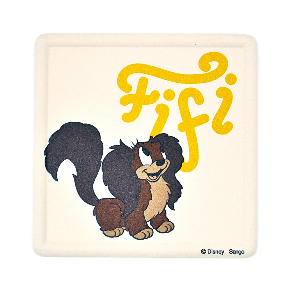 Amazon｜ディズニー フィフィ 吸水 コースター 約9cm コースター