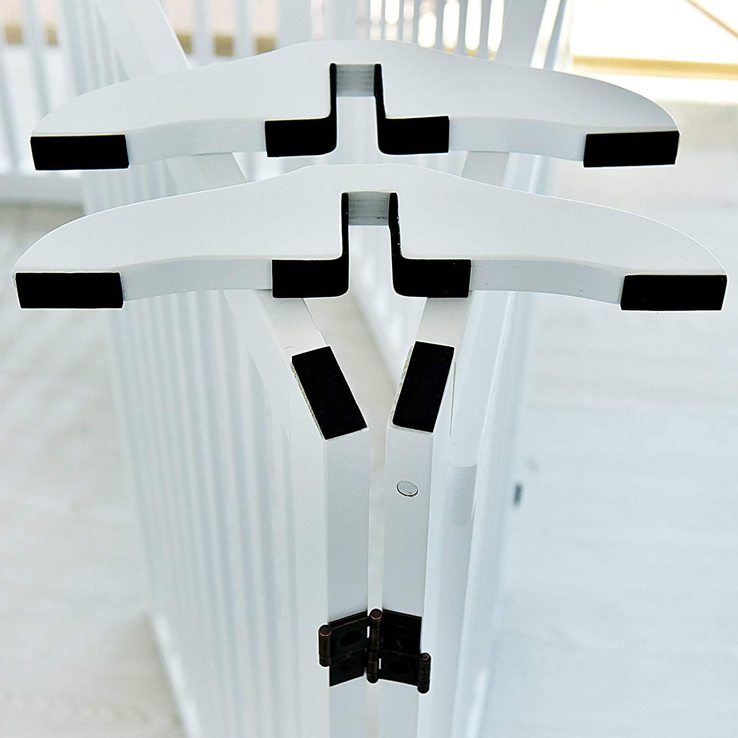 NXN-HOME Support Feet for 360 Degree Configurable Pet Gate Collection, White, A Pair