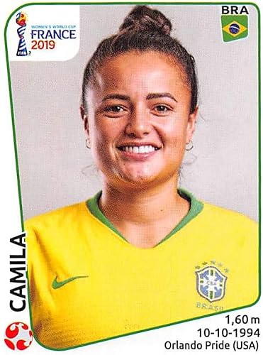 2019 Panini FIFA Women's World Cup France Album Stickers (Individual Sticker Only) Soccer #221 Camila Brazil 2 Inch by 2 12 Inch Collectible Sticker