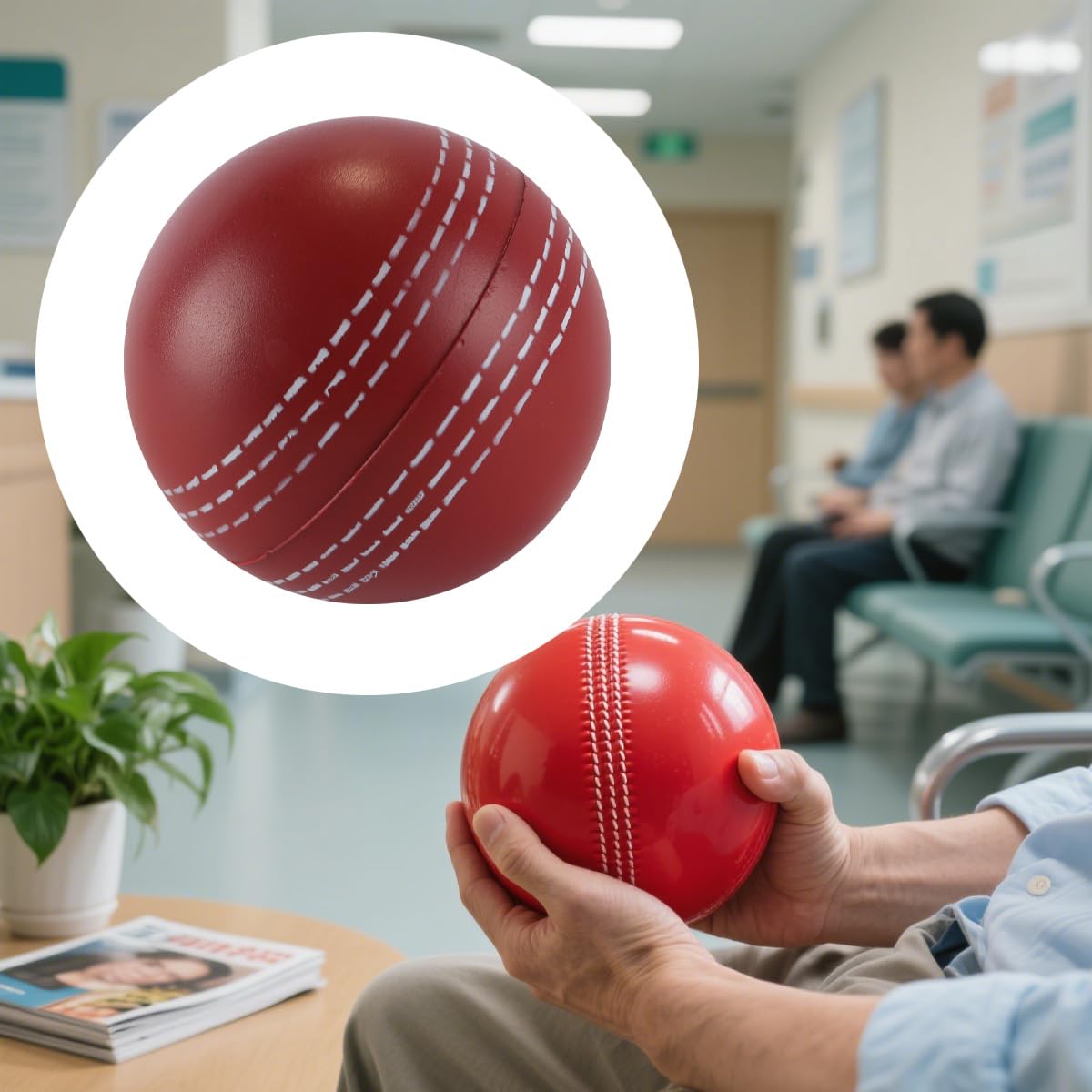 Balle Anti-Stress en PU pour entraînement de Cricket, Non compétitive, pour Tous Les Niveaux de compétence, entraînement en intérieur et en extérieur