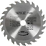 Orificio de montaje: 16 mm YATO YT-6050 - TCT hoja de madera 130x24x16mm