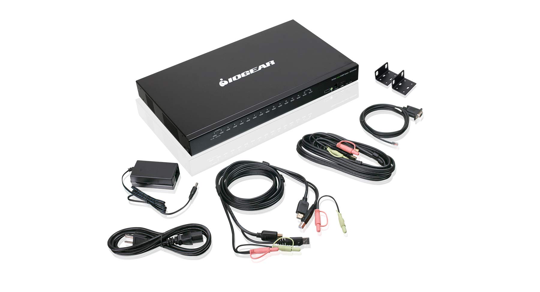 IOGEAR 16-Port USB HDMI KVM Switch – OSD – Cascade – w/USB KVM Cable Set (TAA) GCS1816H-image-29