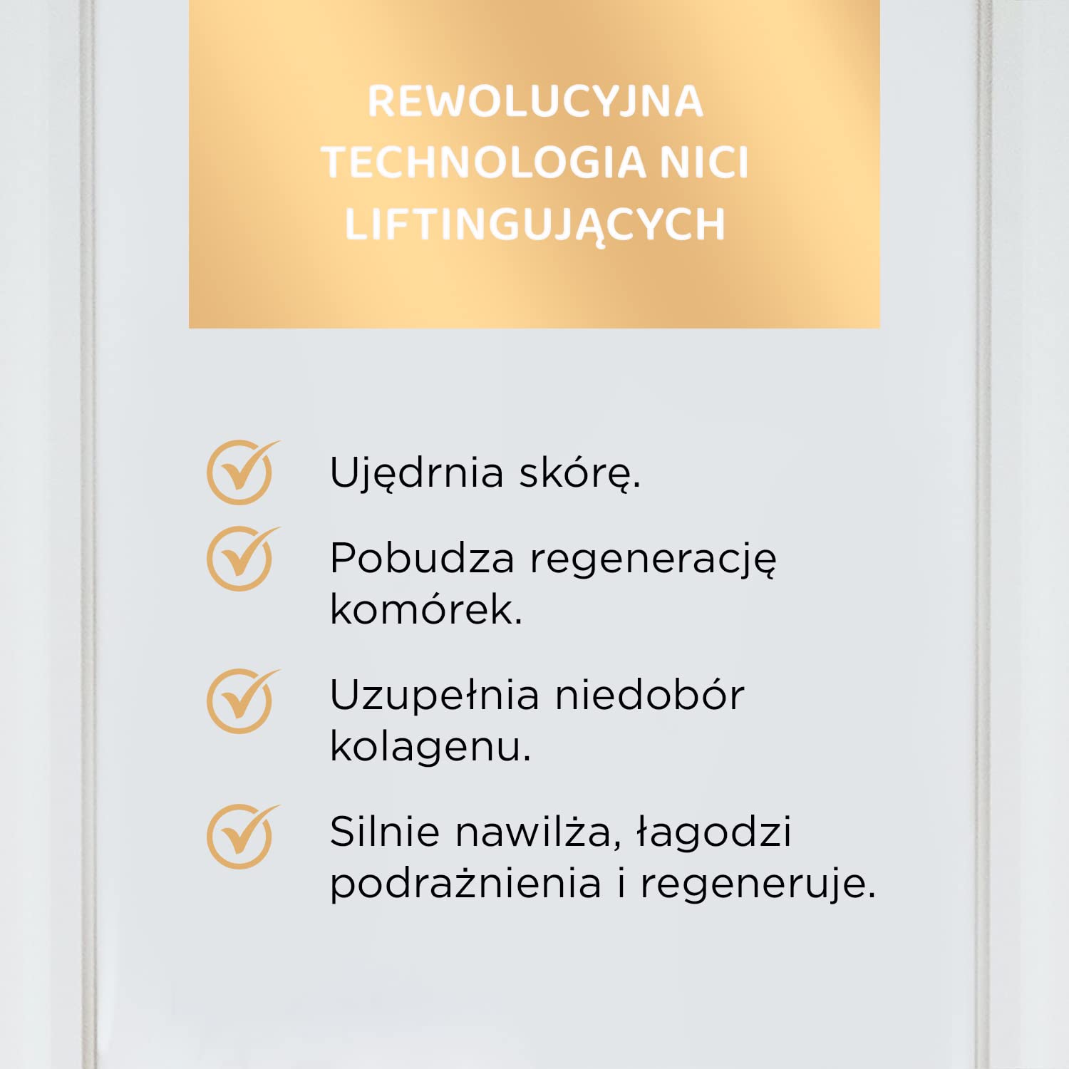Eveline Cosmetics Luxus Multi-Nährende Creme-Serum mit 24k Gold für 50+ - Fortschrittliche Anti-Aging Lifting-Technologie (Packung mit 4)