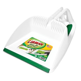 Libman 1150 Step-On Dust Pan with Molded Cleaning Teeth