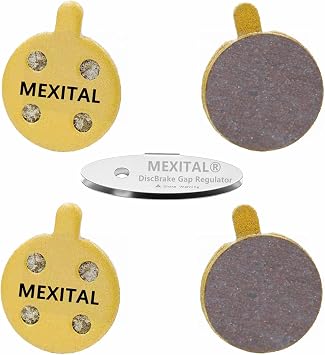2 Pairs Sintered Disc Brake Pads, Bike Brake Pads fit for Zoom DB 280 350 450 550 650 Artek Shockwave Alhonga SNG X Rated MXTS04-2