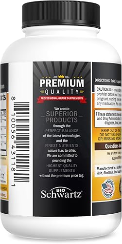 Miniatura 8 de Suplemento de quercetina de cúrcuma con bromelina, apoyo natural extra fuerte para el sistema inmunológico y articular con pimienta negra BioPerine