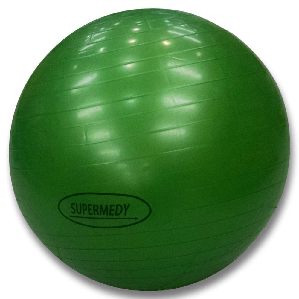 Bola de Pilates 75 cm Verde c/Bomba Supermedy