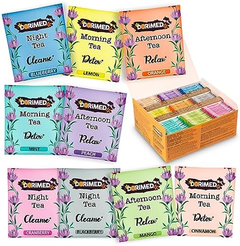 Dorimed Surtido de Té - Caja Regalo - Té Bienestar (100% Natural,...