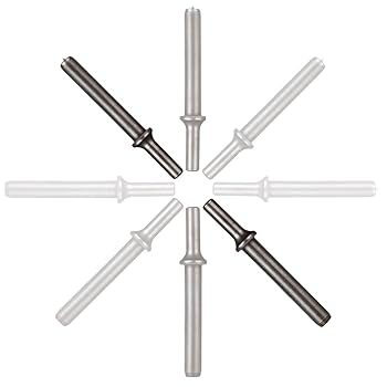 Amazon | 高耐久リベット2個セット、Abuff 空気圧エアリベット