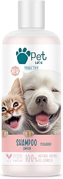 Pet Love Shampoo, Strawberry, 500 Milliliters