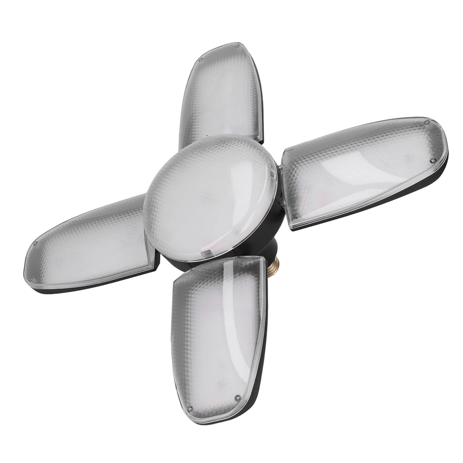 Hyuduo Garażowa LED, 120W 13600LM Składany Sufitowy z 4 Regulowanymi