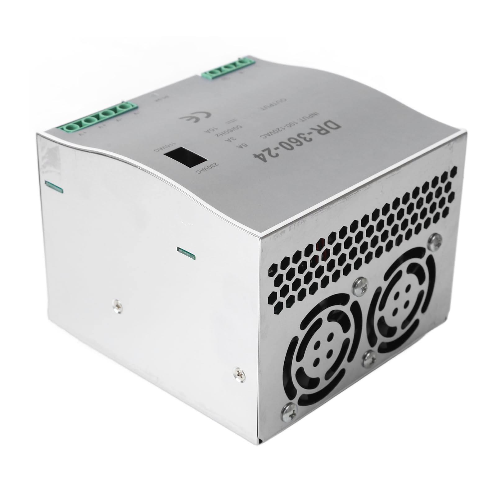 Zasilacz AC na DC 360W, Przetwornica Napięcia, Montaż na Szynie